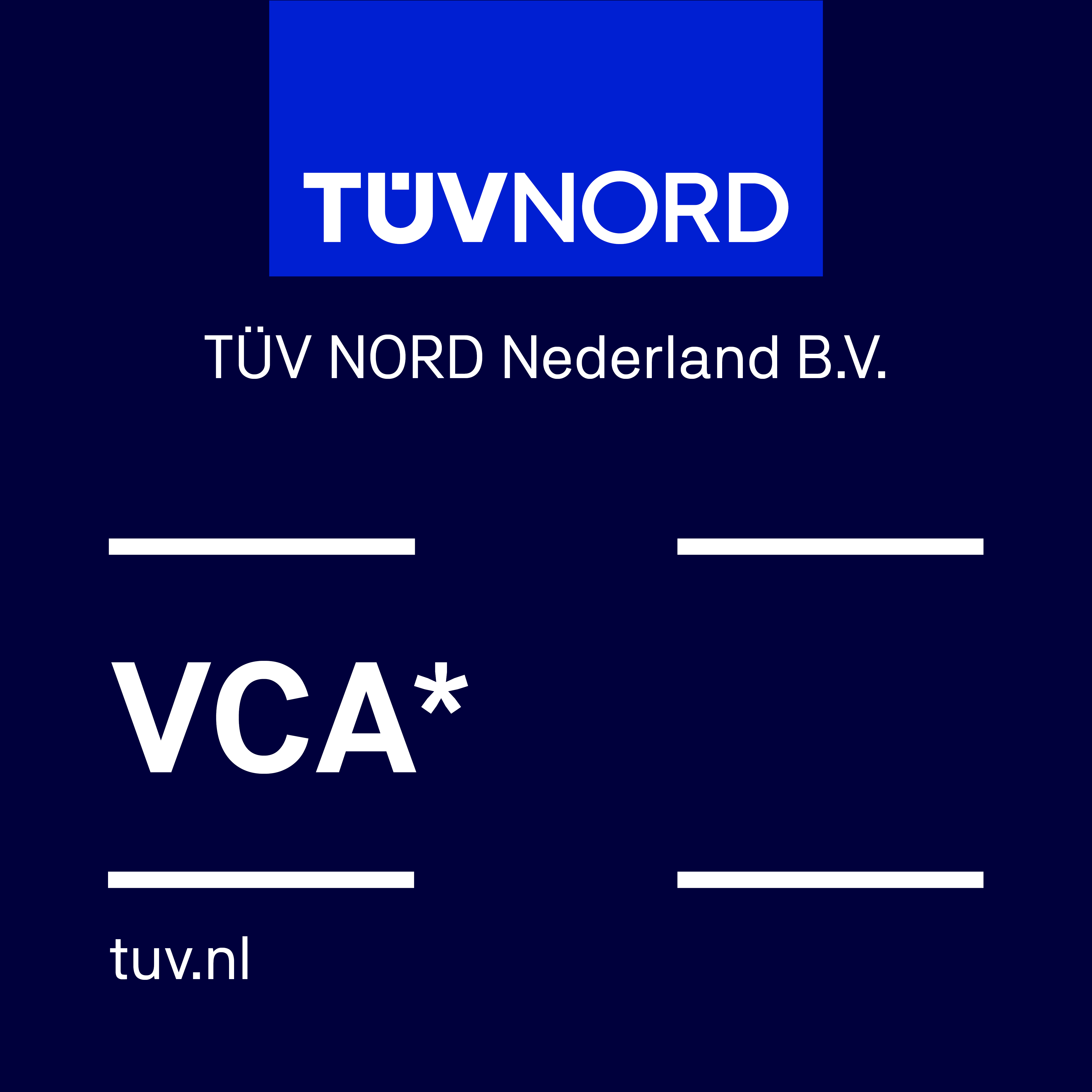 TUV VCA loonbedrijf vragender